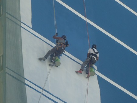 Pintura de parede de prédio